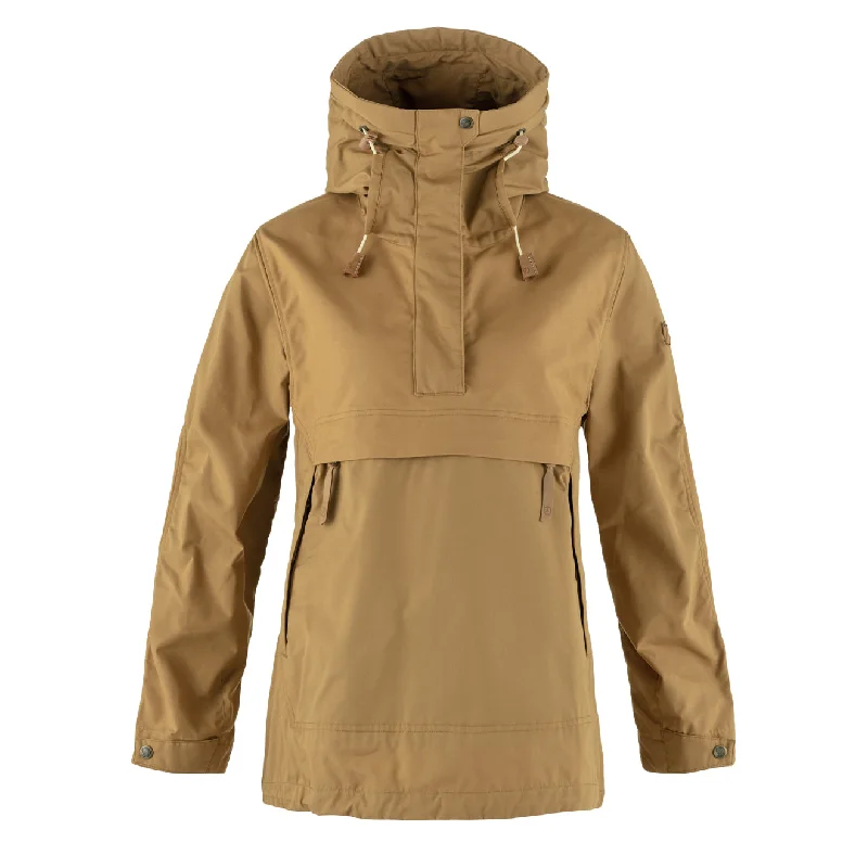 Stylish Jacket-Fjallraven Womens Anorak No. 8 Buckwheat Brown