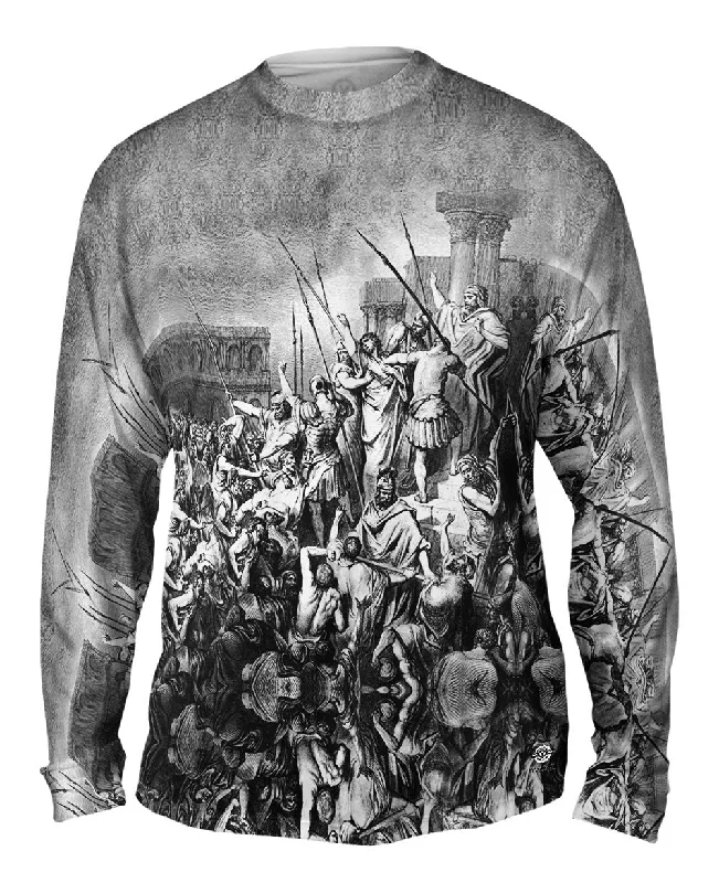 Outdoor Long Sleeve-Gustave Dore - "St Paul Rescued From The Multitude" (1891)