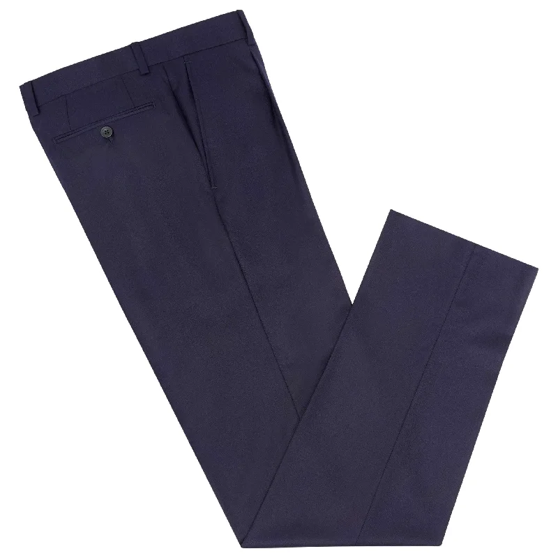 Professional Pants-Tyler Navy Flannel Trouser