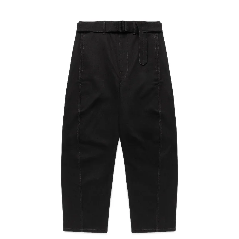 Everyday Pants-TWISTED BELTED PANTS