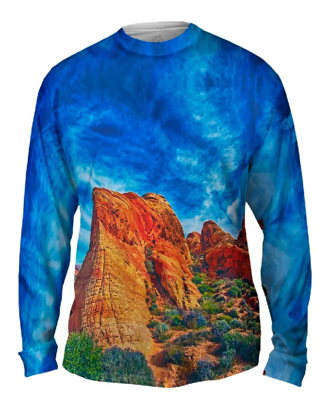 Easy Fit Long Sleeve-Valley Of Fire - Nevada