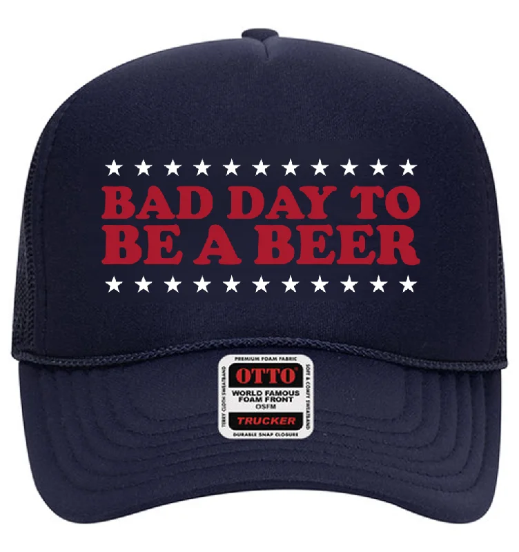 Chunky Knit Hat-BDTBAB USA Trucker Hat