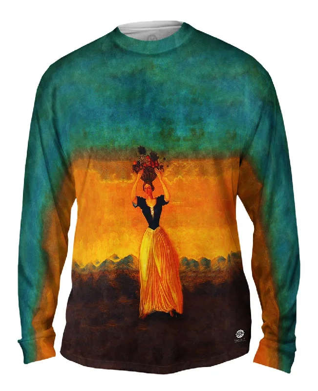 Vintage Long Sleeve-Paul Cezanne - "The Four Season Autum " (1861)