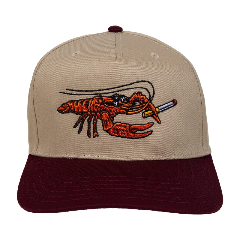 Warm Knit Beanie Hat-The Smoking Crawfish Two Tone Hat