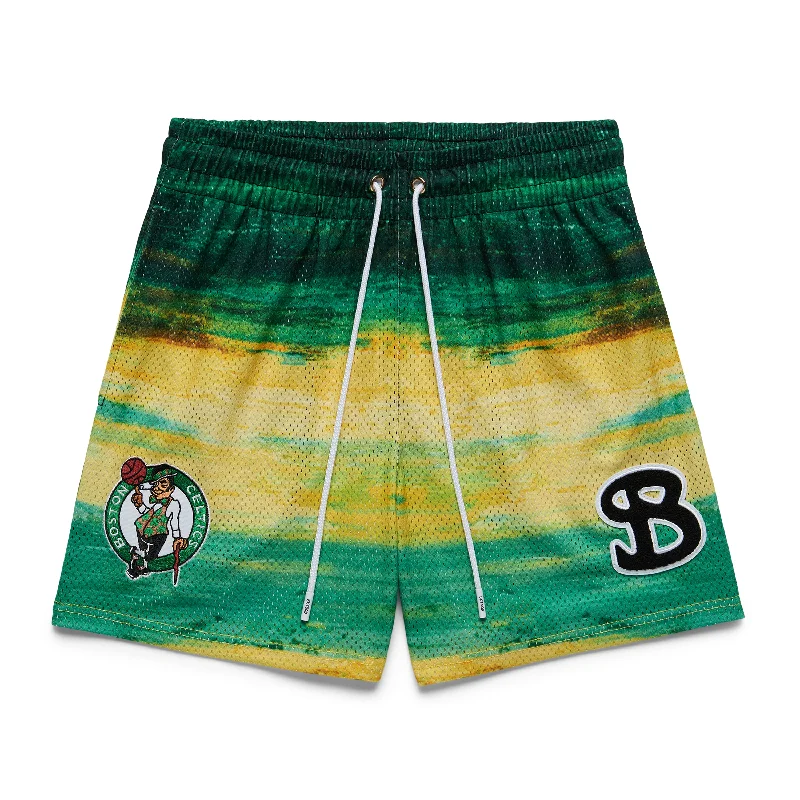 Lightweight Running Shorts-NBA x BKTSQD BOSTON CELTICS SKY SHORTS