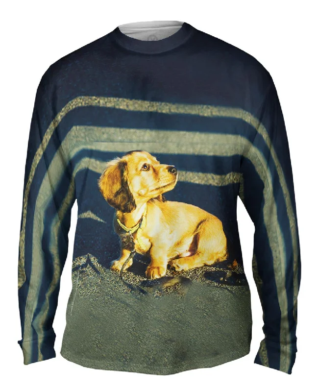 Soft Long Sleeve Shirt-Tiny Dachshund Woof