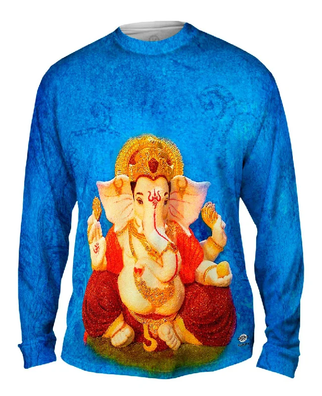 High Neck Long Sleeve-Sonphoto - "Blue Hindu God Ganpathy" (2011)