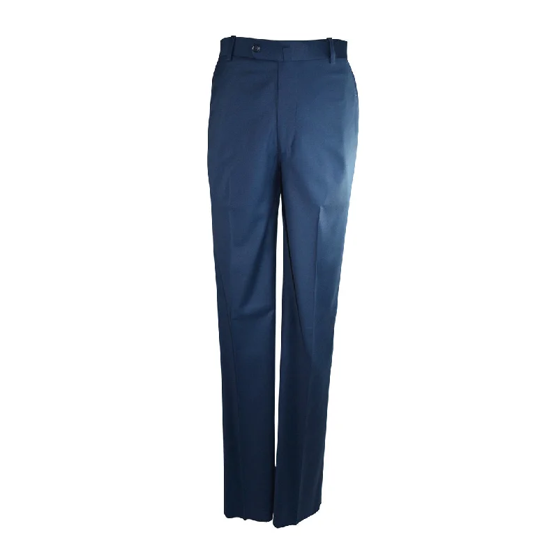 Modern Fit Pants-Laguna Flat Front Trouser - New Blue