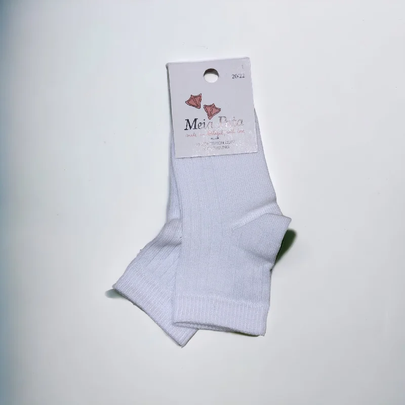 Slip-On Socks-Ribbed Ankle Sock