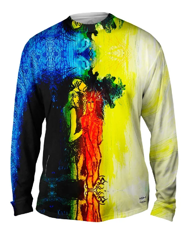 Zip-Up Long Sleeve-Adi Holzer - "John The Baptist Baptizes Jesus"