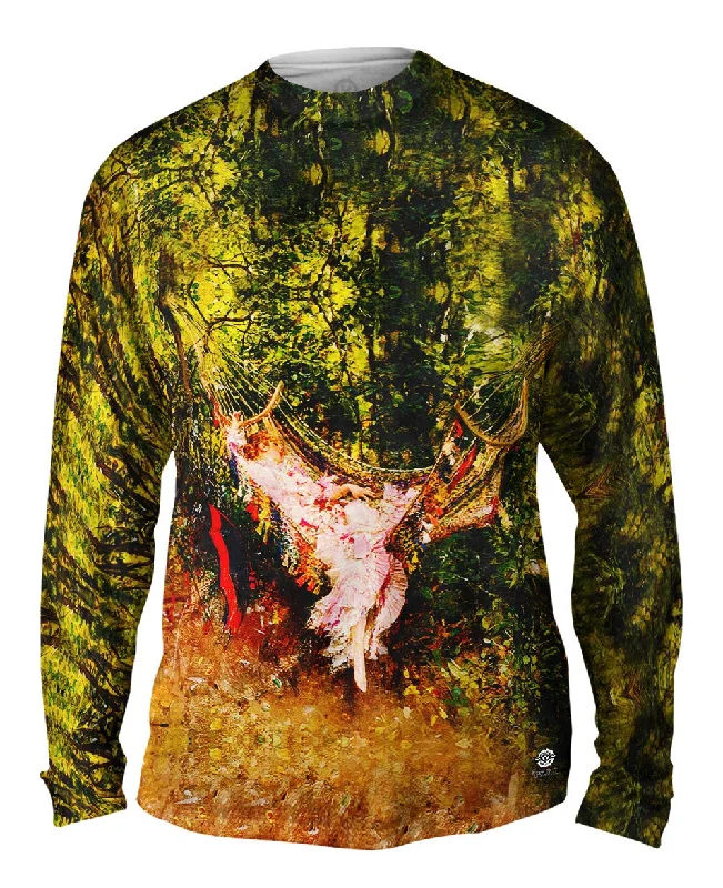 Long Sleeve Performance Shirt-Giovanni Boldini - "The Hammock"