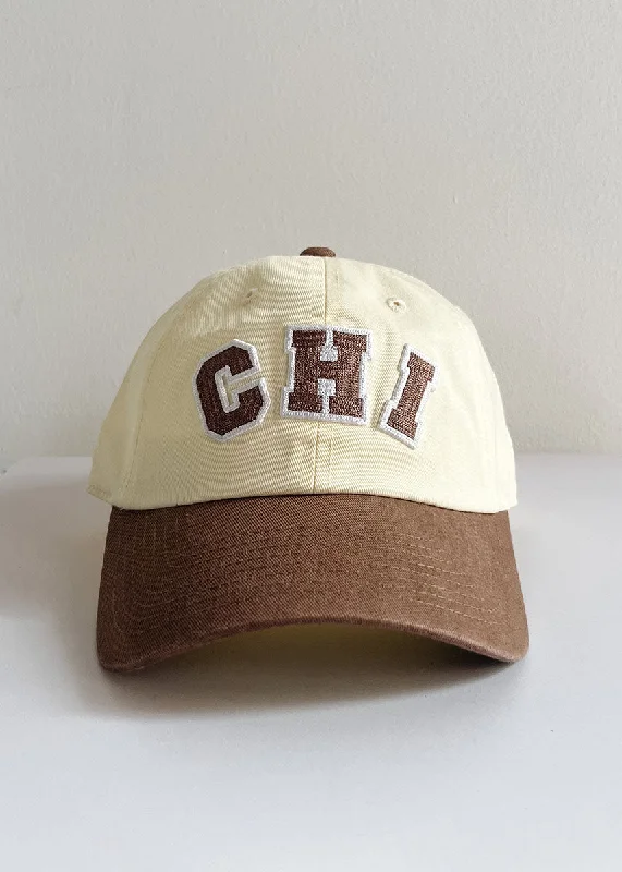 Trendy Visor Hat-Chi 2-Tone Baseball Cap - Espresso