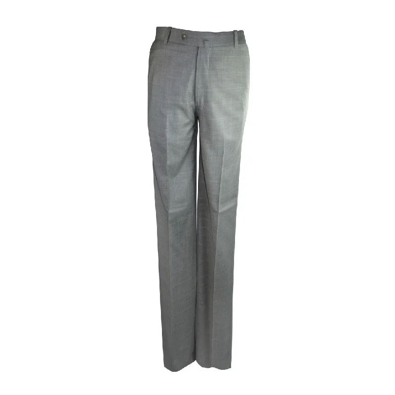 Stretchy Pants-Laguna Flat Front Trouser - Mist