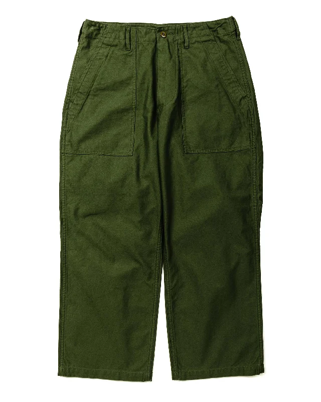 Custom Fit Pants-Beams Plus MIL Utility Trousers Olive