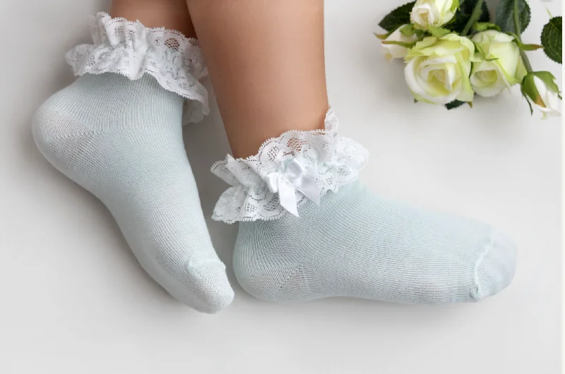 Luxury Socks-Lace Ankle Sock