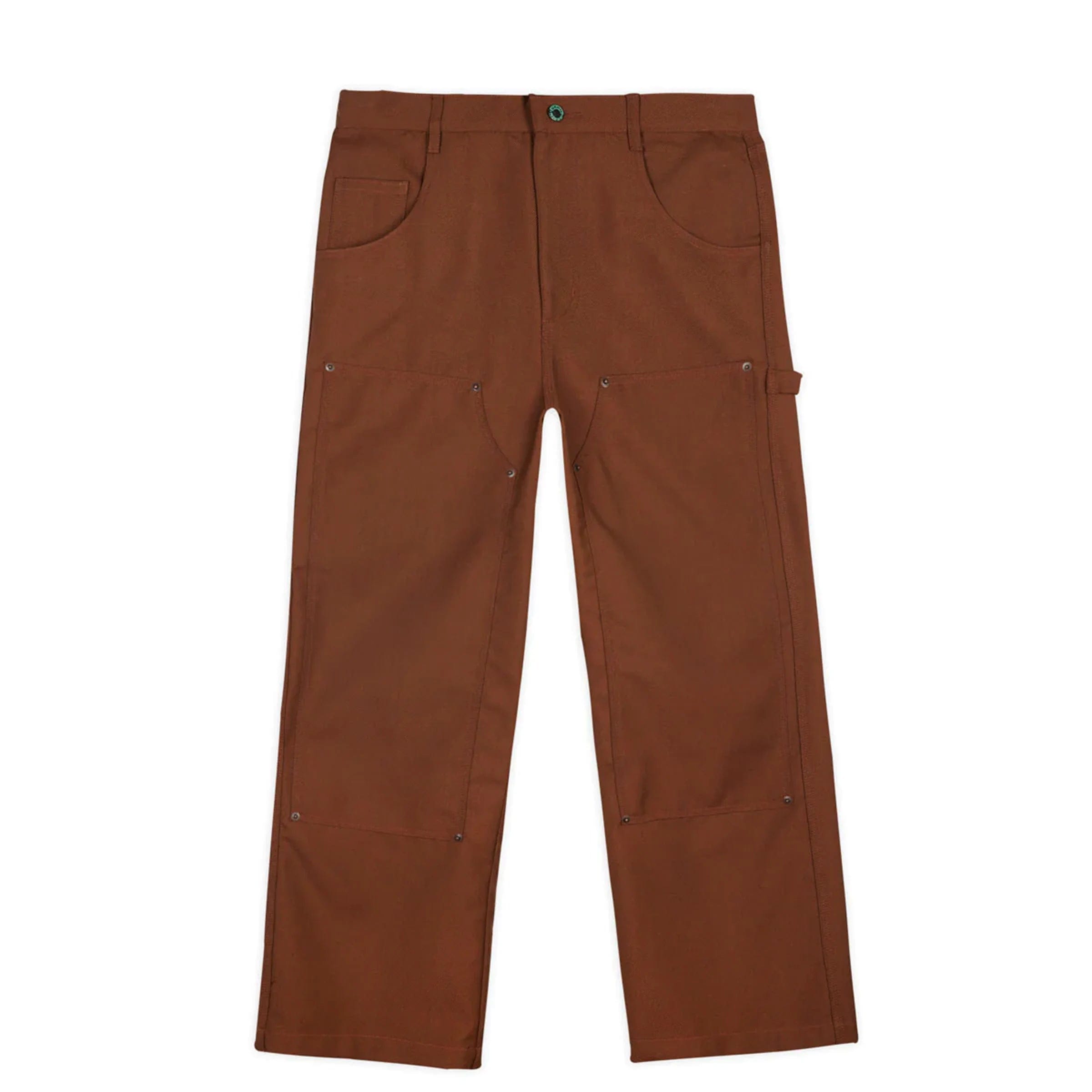 Straight Leg Pants-SERGE WOOL DOUBLE KNEE UTILITY PANT