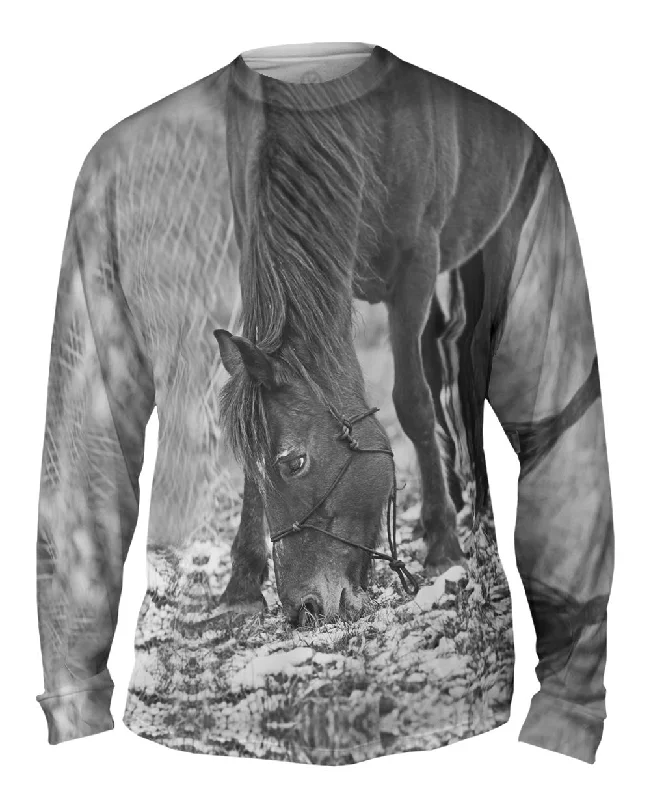 Fashionable Long Sleeve-Winter Grazing Horse