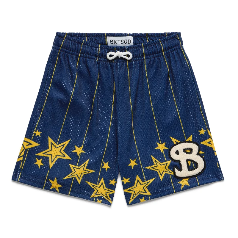 Fashionable Shorts-ALL STAR YOUTH SHORTS - BLUE