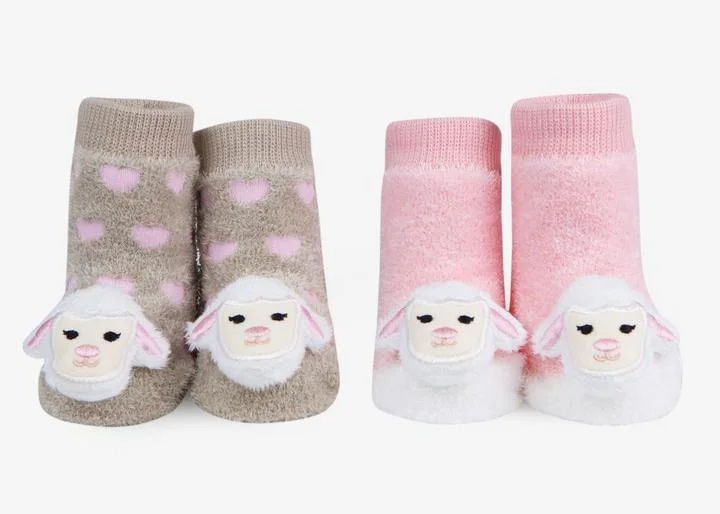 Warm Wool Socks-Waddle Lamb Rattle Socks