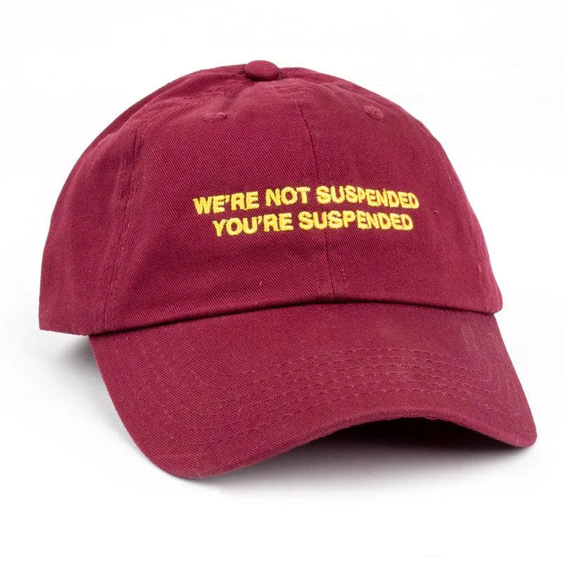 Hipster Hat-You're Suspended Dad Hat