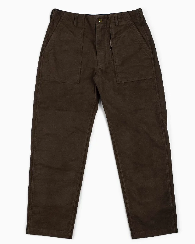 Outdoor Adventure Pants-Engineered Garments Fatigue Pant Olive Cotton Moleskin