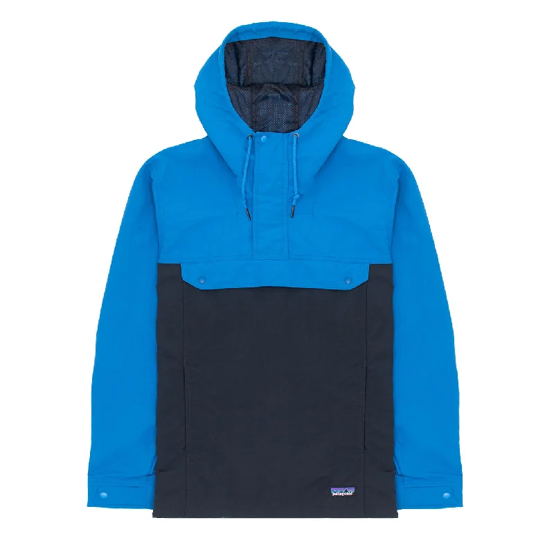 Street Style Jacket-Patagonia Isthmus Anorak Endless Blue