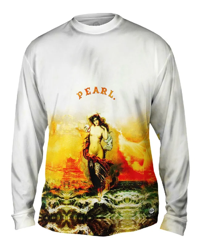 Premium Long Sleeve-Pearl Tobacco Label  - "Trialsanderrors" (1871)