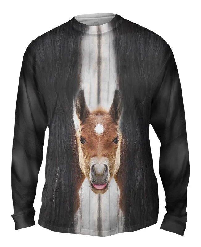 Soft Long Sleeve Shirt-Worried Horse