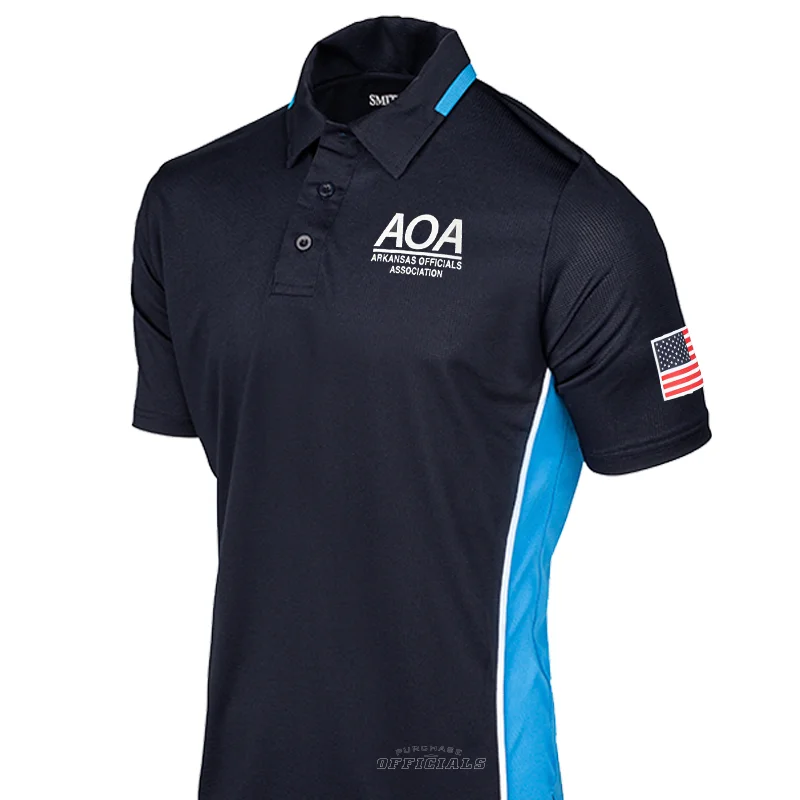 Sheer Blouse-AOA Logo Softball Men’s Navy Umpire Shirts