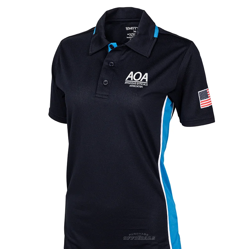 Denim Blouse-AOA Logo Softball Women’s Navy Umpire Shirts