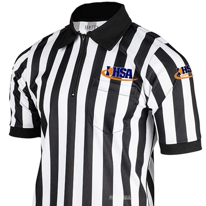 Embellished Blouse-Illinois Logo Dye Sublimated Short Sleeve Football Shirt