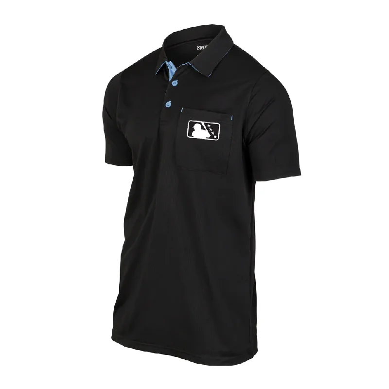 Ribbed Shirt-MiLB 2024 Black Umpire Shirts