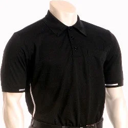 Boxy Blouse-Smitty Pro-Style Short Sleeved Umpire Shirt Black or Carolina Blue (310)