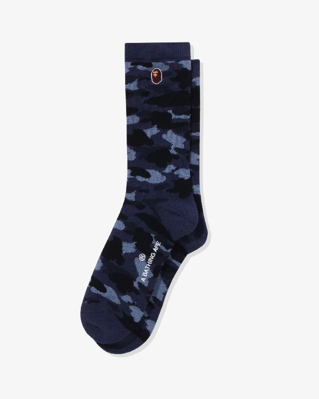 Performance Crew Socks-BAPE COLOR CAMO APE HEAD ONE POINT SOCKS