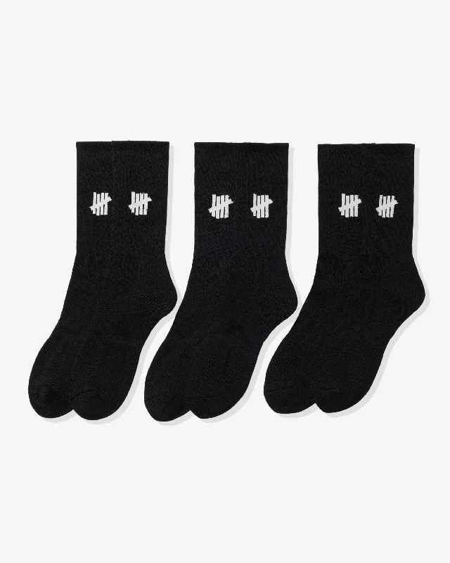 Cotton Sport Socks-UNDEFEATED ICON CREW SOCK - 3-PACK