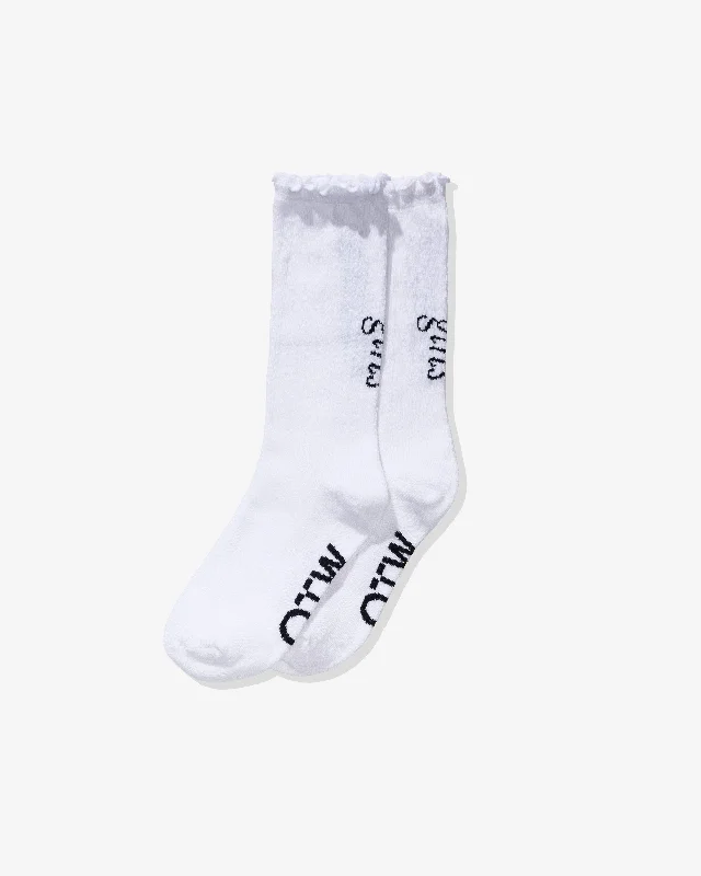 Soft Socks-VANS OTW X HOMME GIRLS SOCKS - WHITE