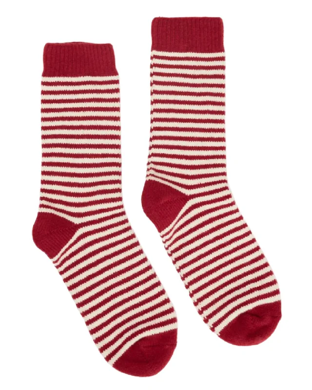 Compression Knee Socks-Joules Toasty Stripe Socks