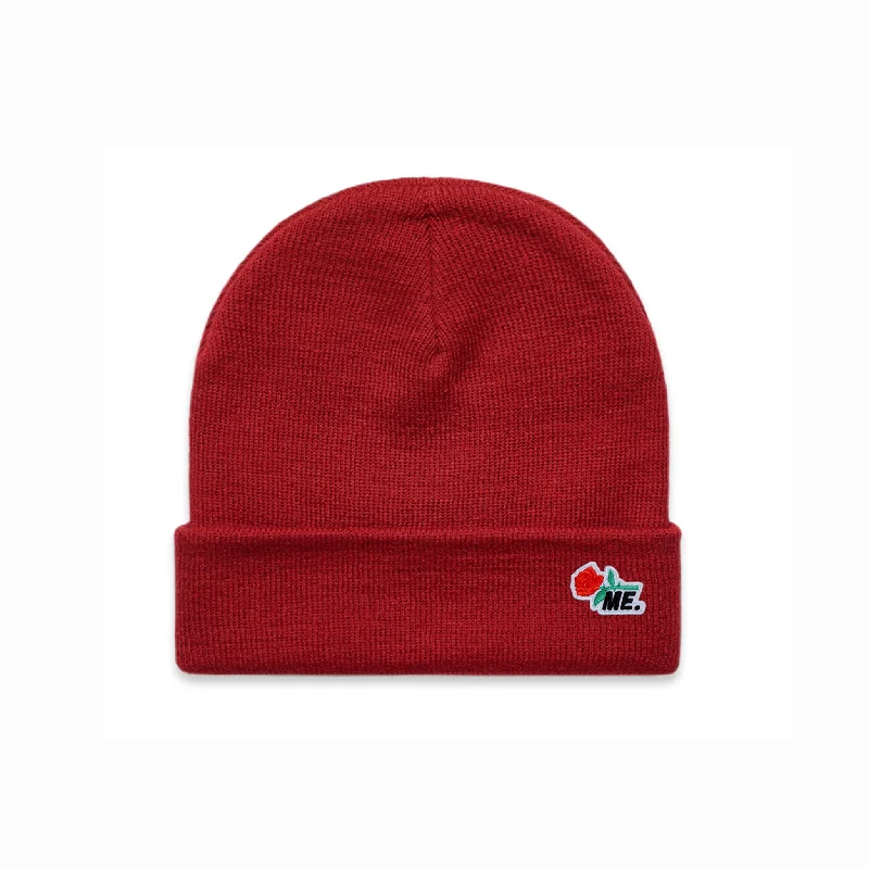 High-Performance Hat-ME. Rose Beanie - Ruby